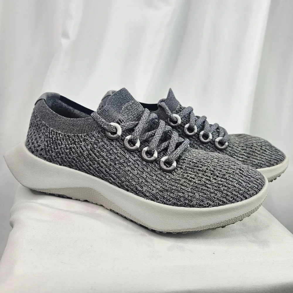 allbirds Tree Dasher 2 Women's Sneaker Grey Size 7 Active Shoe Natural Materials